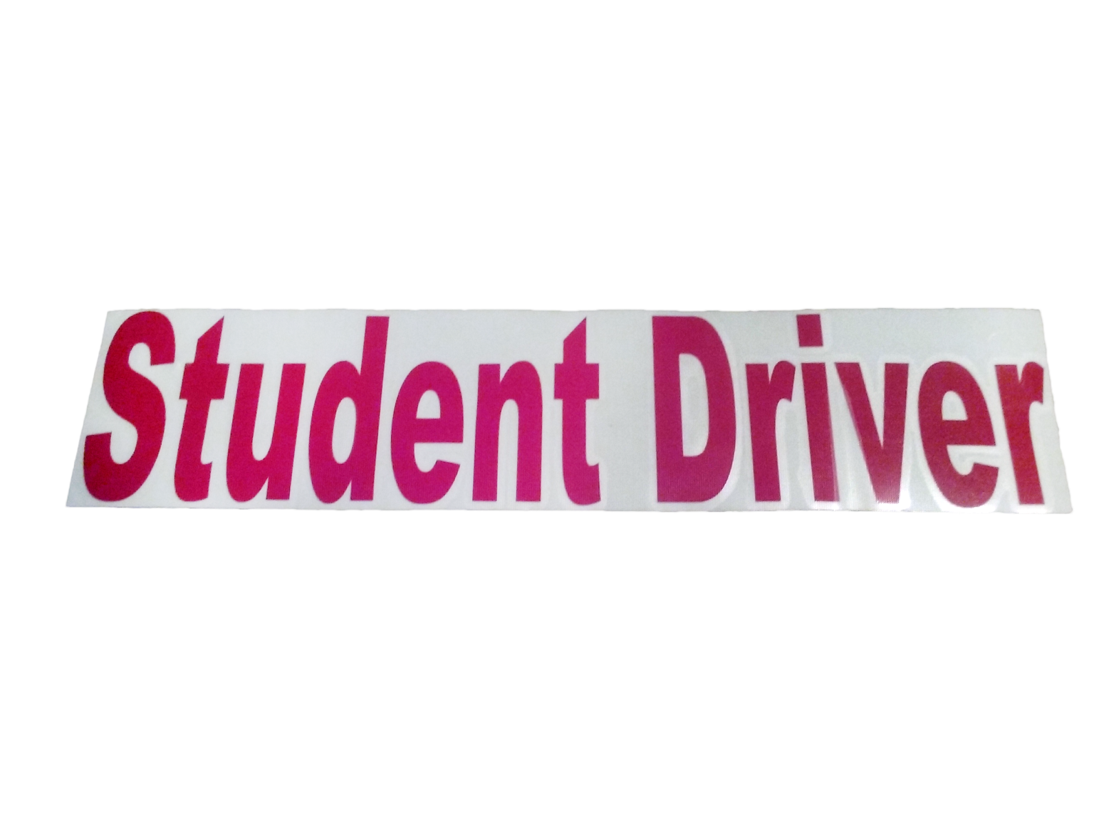 Student Driver Warning Sign AplusBsoftware