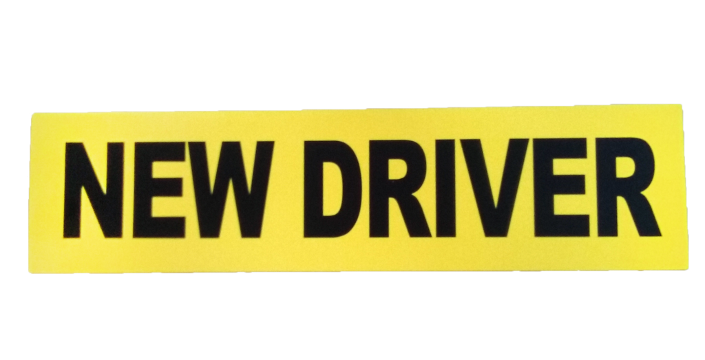 New Driver sticker •